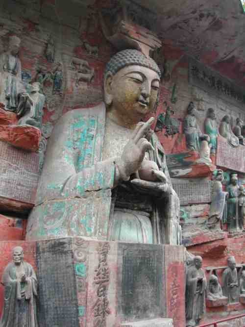 A scenic view of Chongqing Shimenshan Moya Zaoxiang