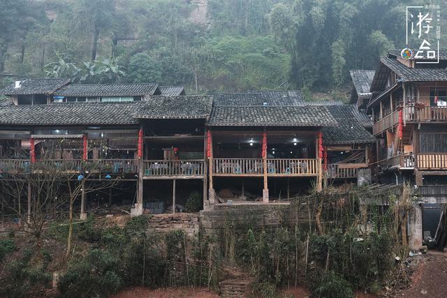 A scenic view of Chongqing Wanditan Shi Minju