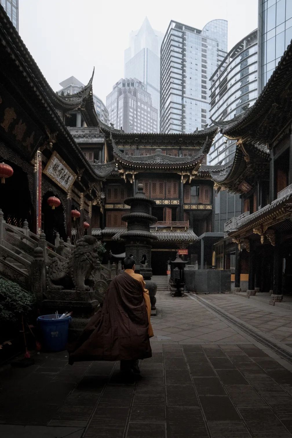 A scenic view of Chongqing Wanditan Shi Minju