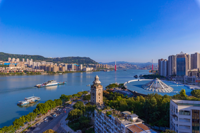 A scenic view of Chongqing Xishan Zhonglou
