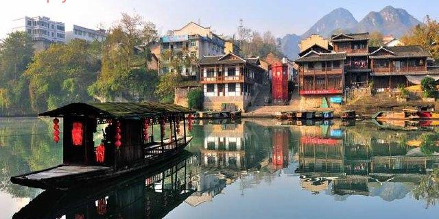 A scenic view of Chongqing Zhaoshiyan Guju