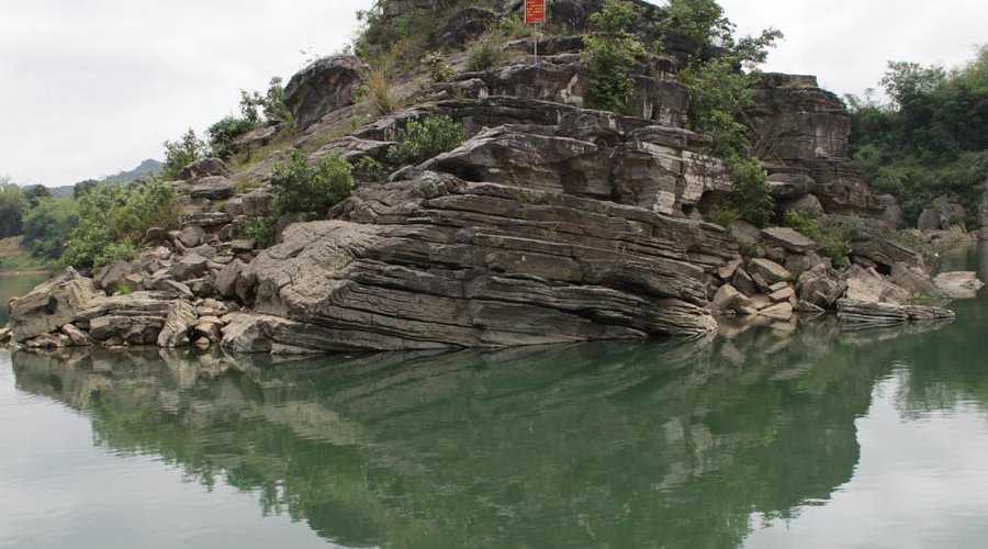 A scenic view of Chongzuo Zuojiang Guilong Xieta