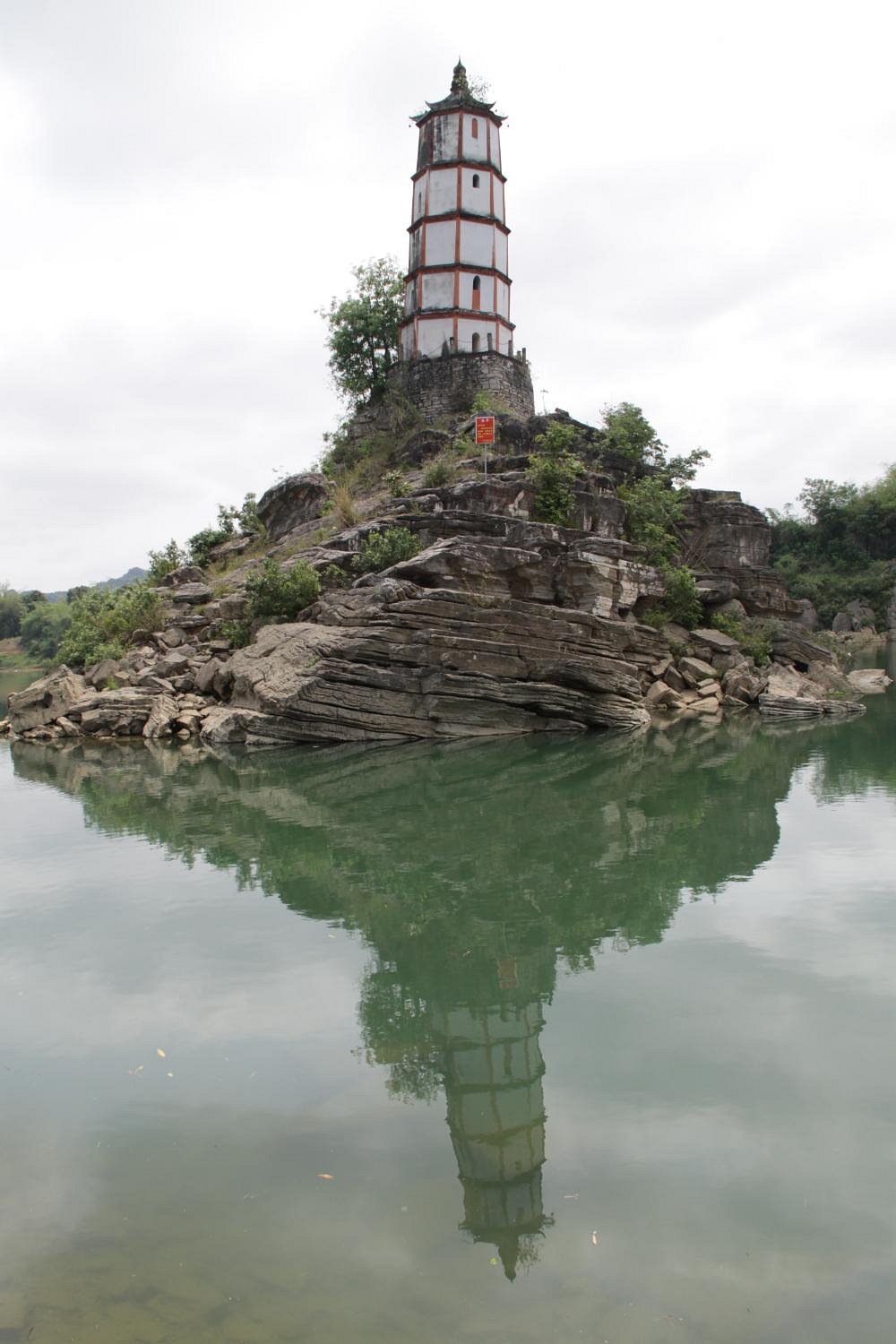 A scenic view of Chongzuo Zuojiang Guilong Xieta