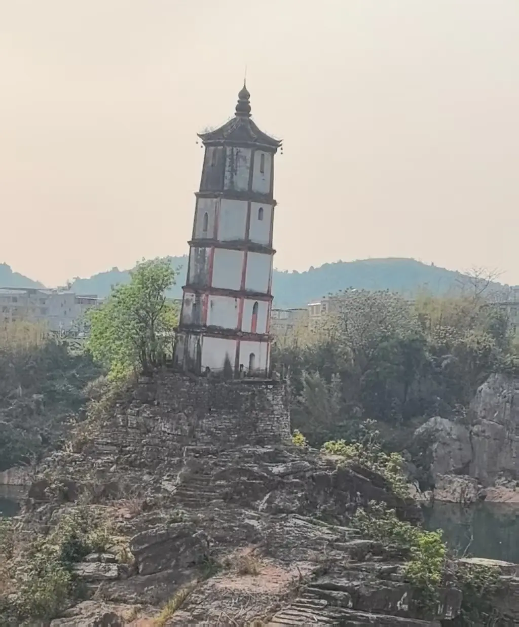 A scenic view of Chongzuo Zuojiang Guilong Xieta