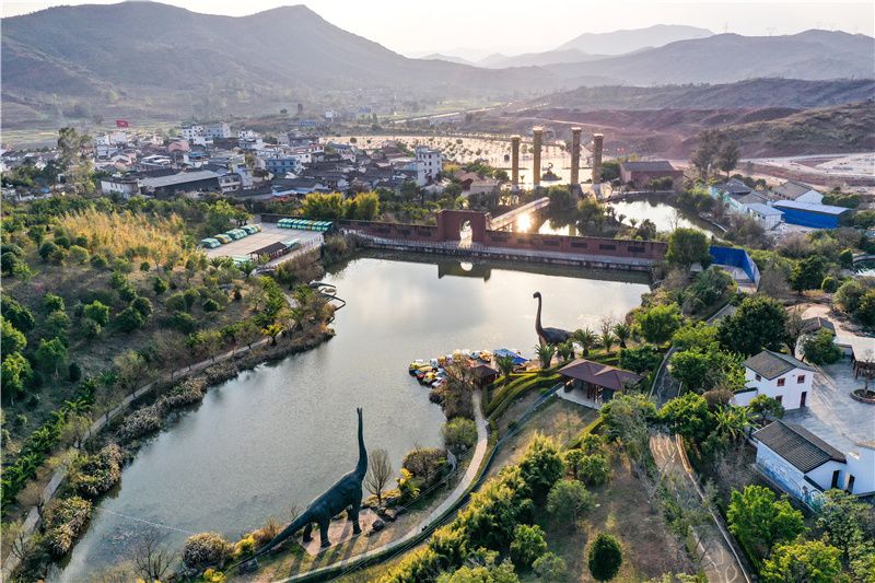 A scenic view of Chuxiong Dadunzi Yizhi