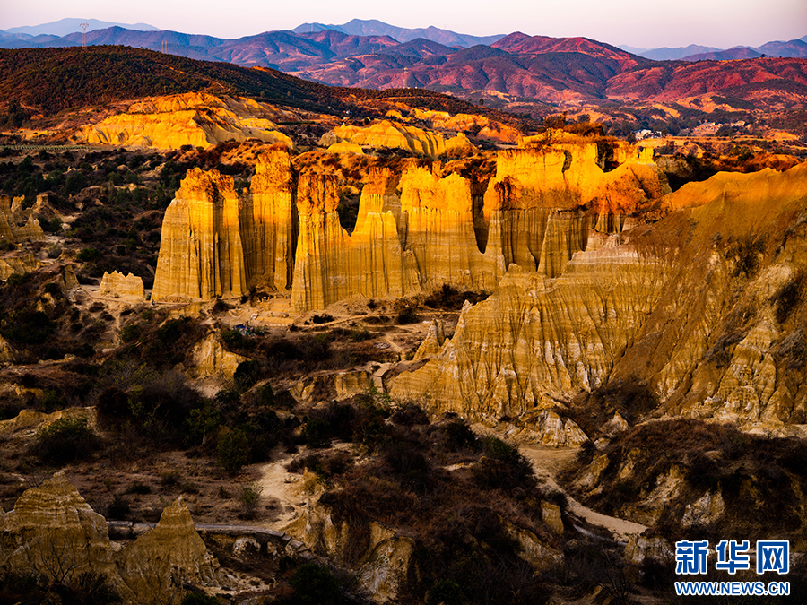 A scenic view of Chuxiong Dadunzi Yizhi