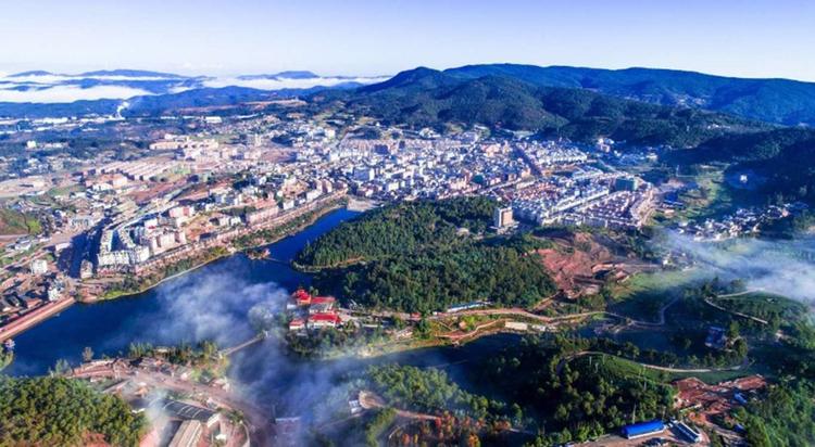 A scenic view of Chuxiong Dadunzi Yizhi
