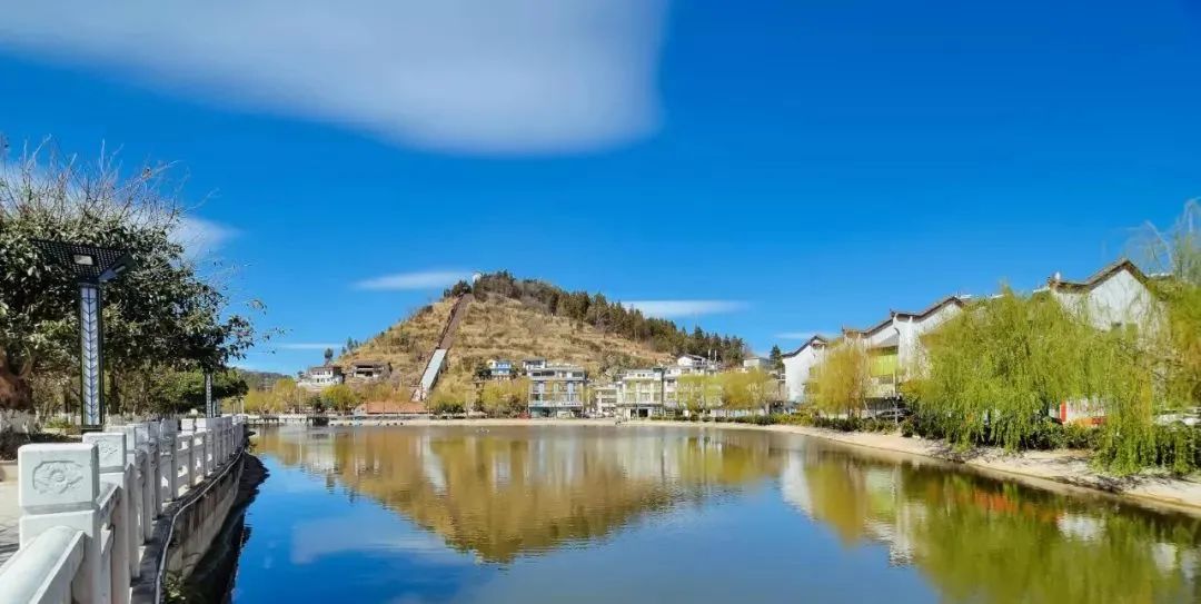 A scenic view of Chuxiong Dayao Baita