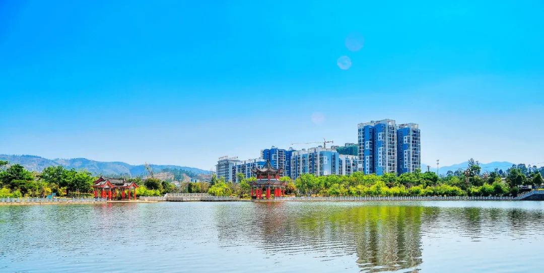 A scenic view of Chuxiong Dayao Baita