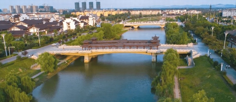A scenic view of Chuzhou Chihe Taipingqiao