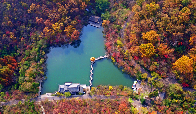 A scenic view of Chuzhou Wuliangdian
