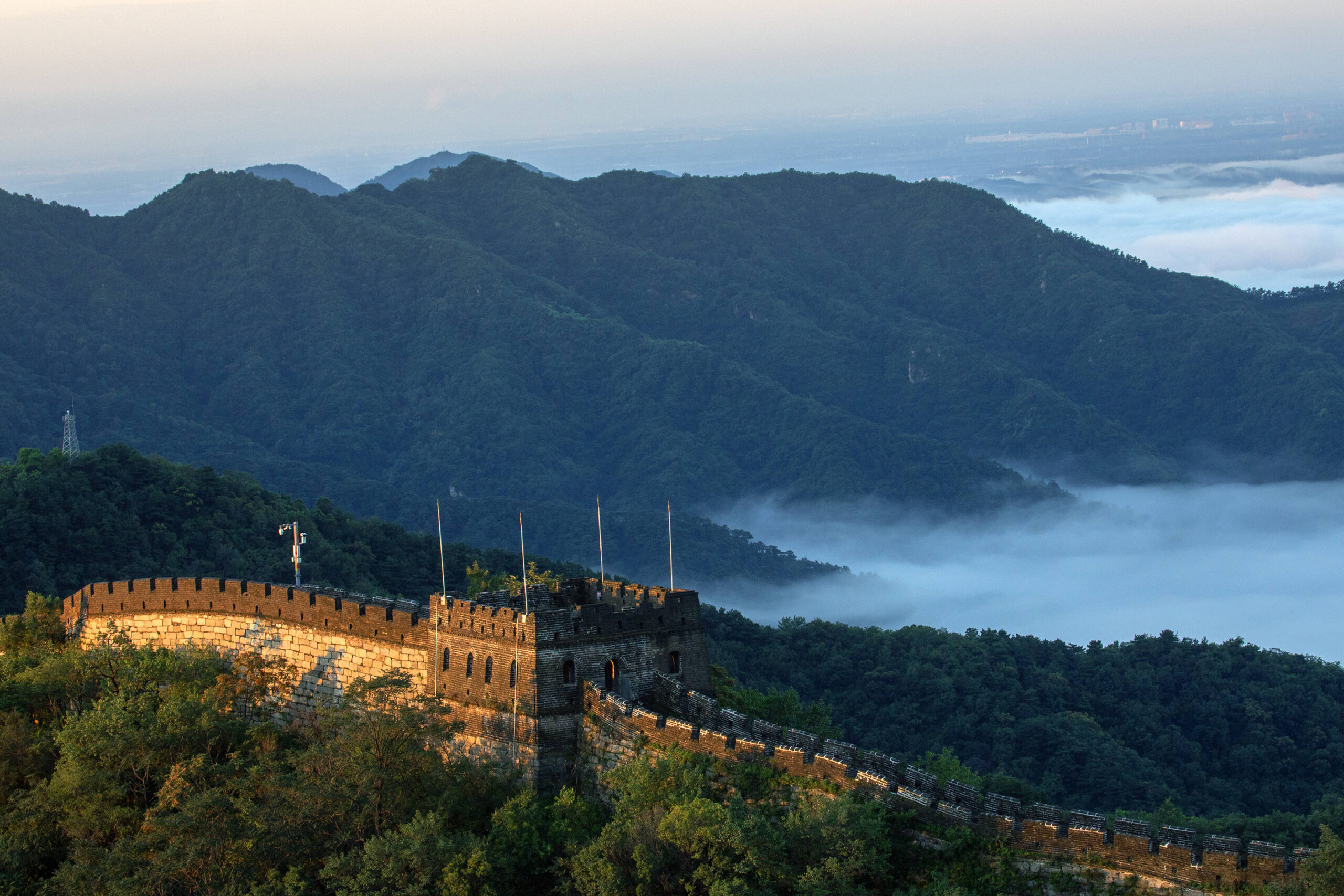 A scenic view of Cross Province Changcheng