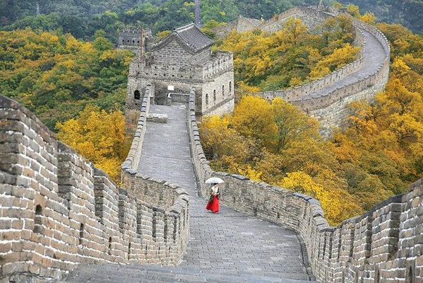 A scenic view of Cross Province Changcheng