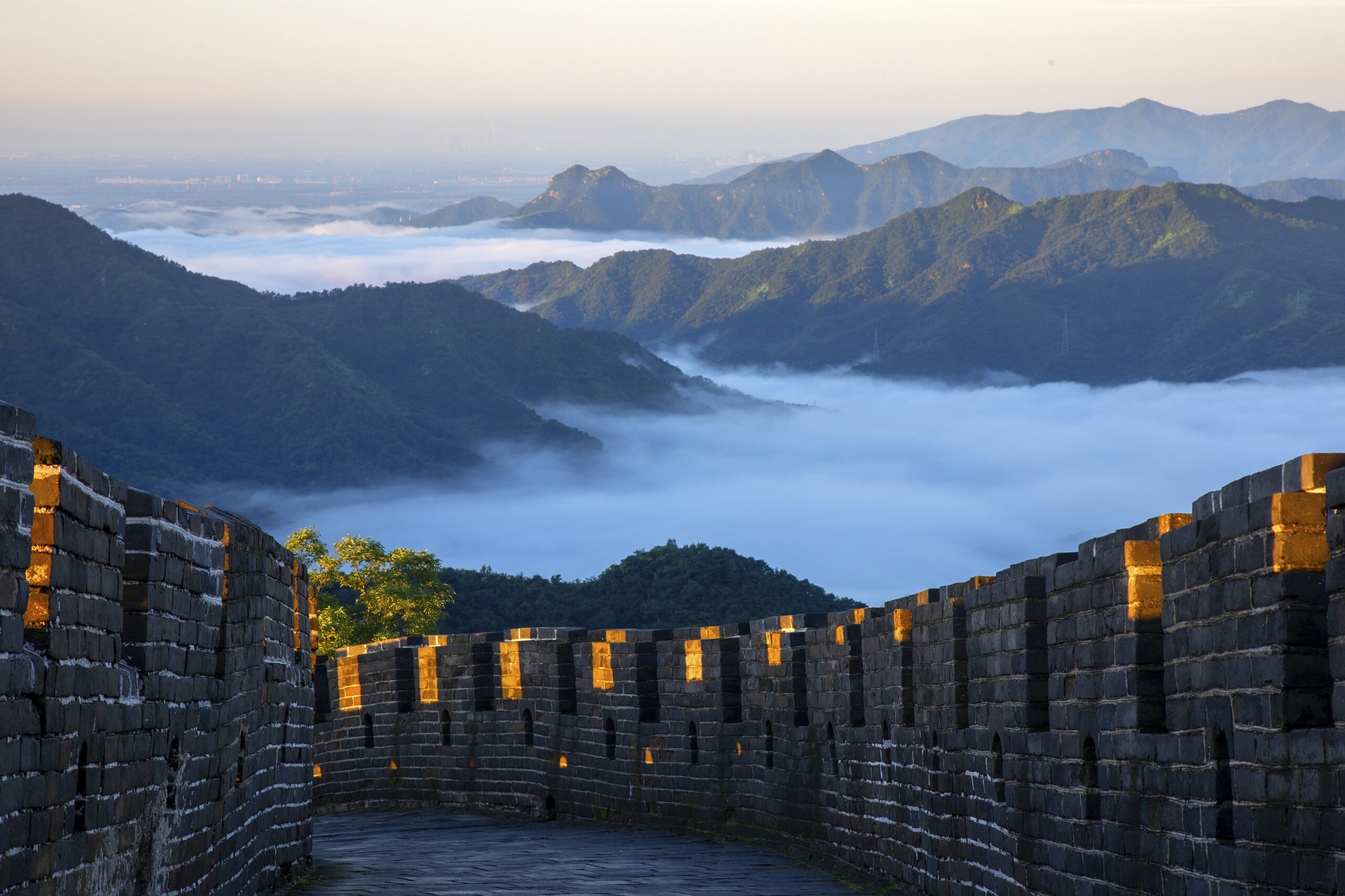 A scenic view of Cross Province Changcheng