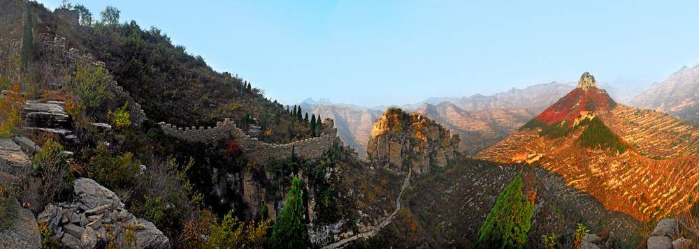 A scenic view of Cross Province Qichangcheng Yizhi