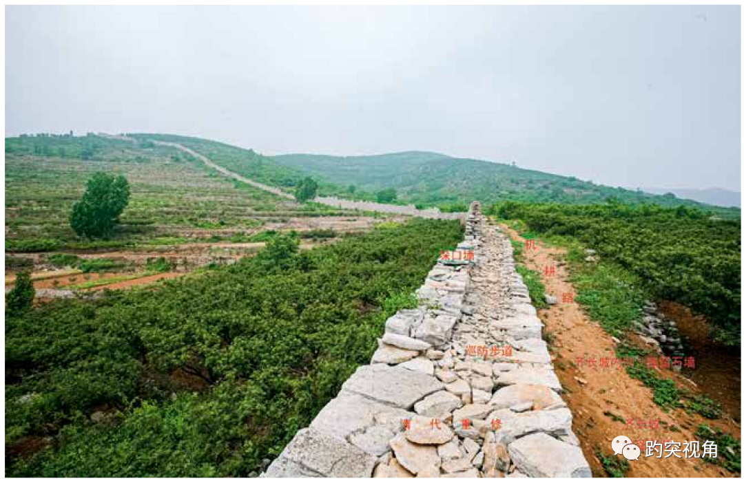 A scenic view of Cross Province Qichangcheng Yizhi