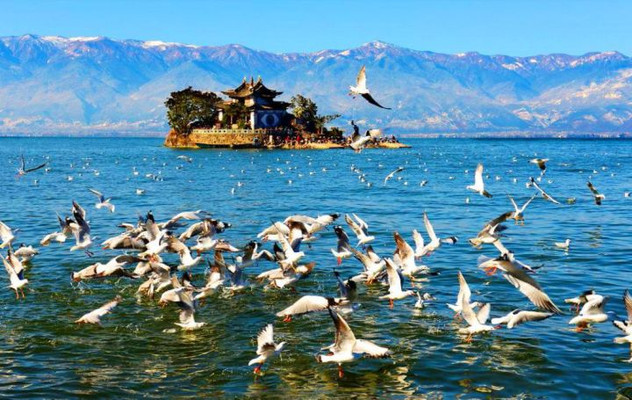 A scenic view of Dali Baiyangcun Yizhi