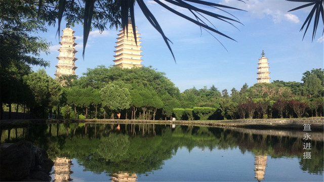 A scenic view of Dali Chongshengsi Santa