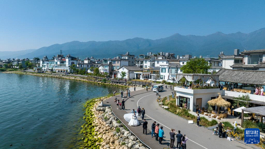 A scenic view of Dali Haimenkou Yizhi
