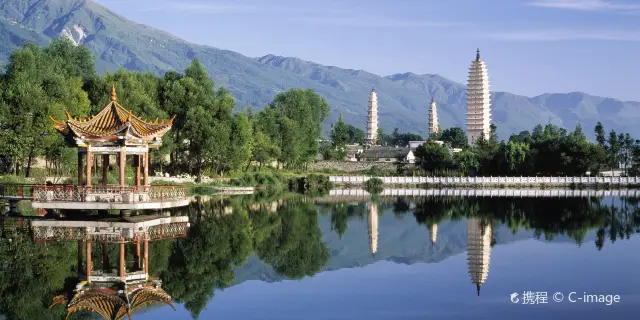 A scenic view of Dali Haimenkou Yizhi