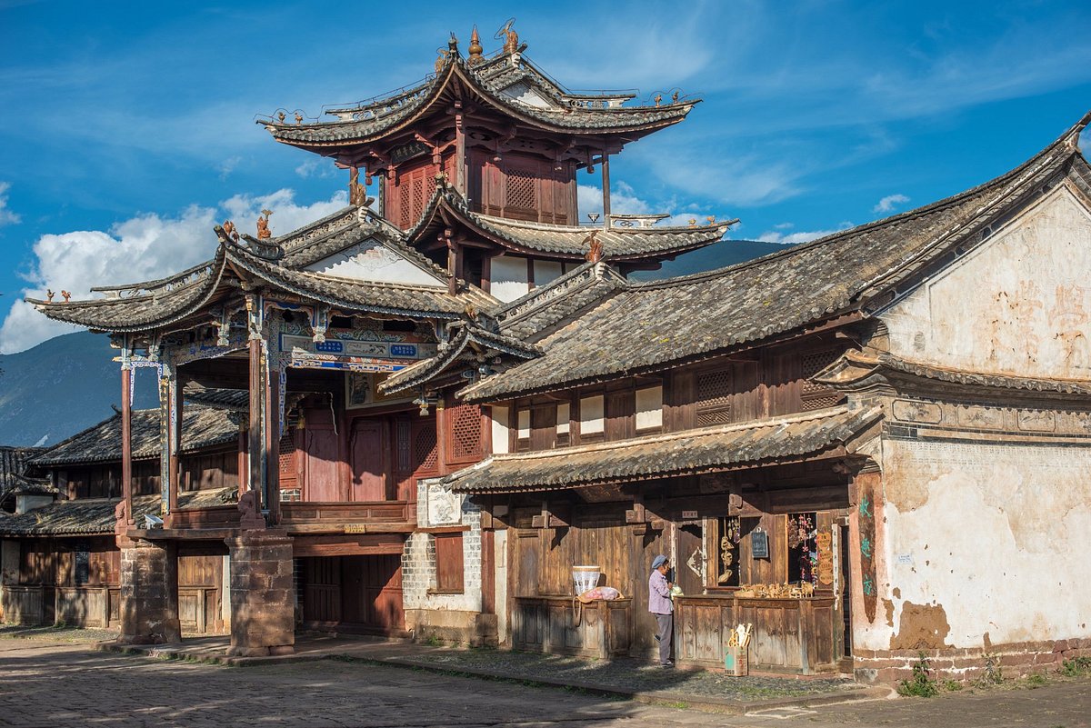 A scenic view of Dali Shaxi Xingjiaosi