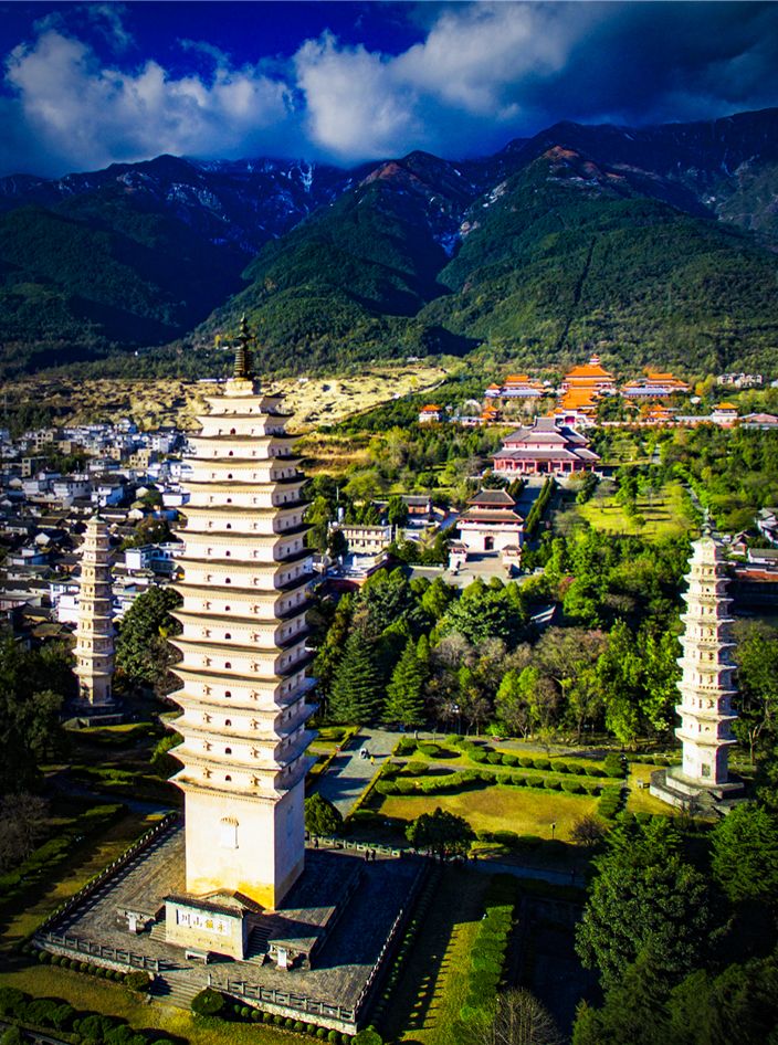 A scenic view of Dali Taihecheng Yizhi