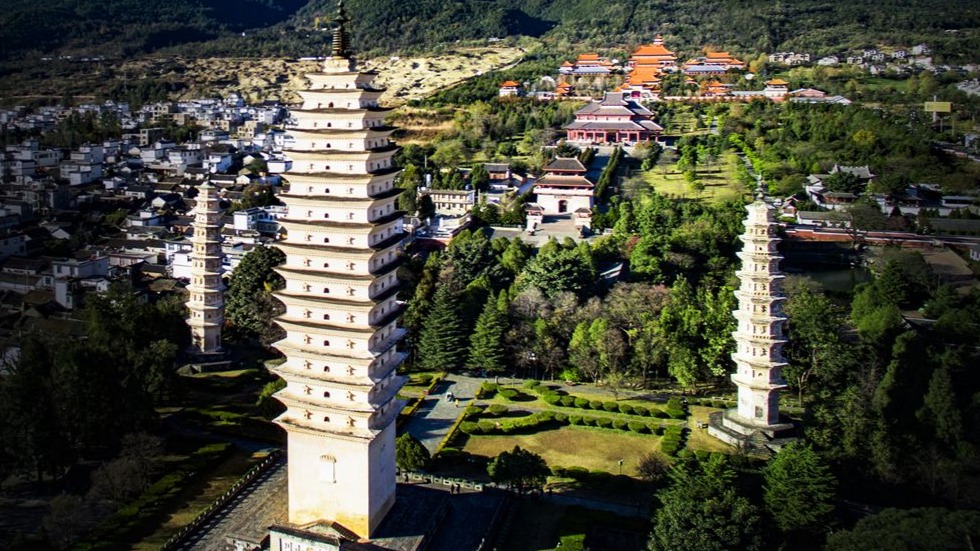 A scenic view of Dali Taihecheng Yizhi