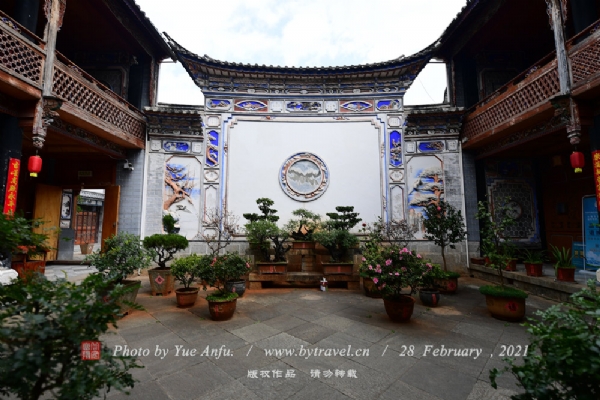 A scenic view of Dali Xizhou Baizu Gujianzhuqun