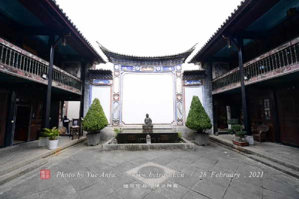 A scenic view of Dali Xizhou Baizu Gujianzhuqun