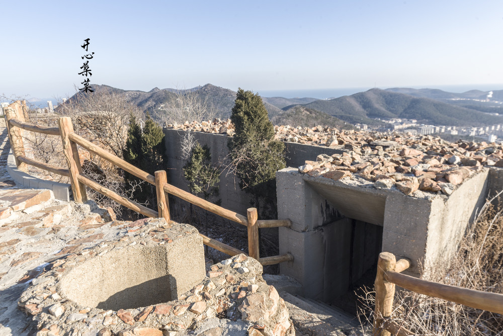 A scenic view of Dalian Gangshang Loushang Mudi