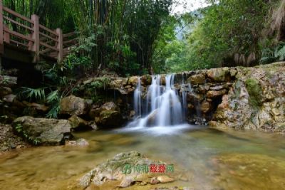 A scenic view of Dalian Gangshang Loushang Mudi