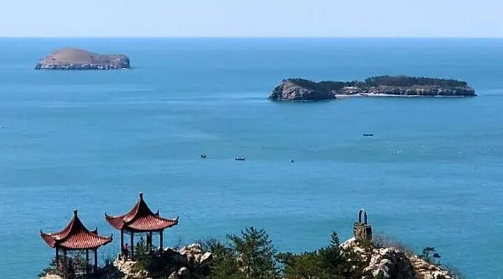 A scenic view of Dalian Laotieshan Dengta