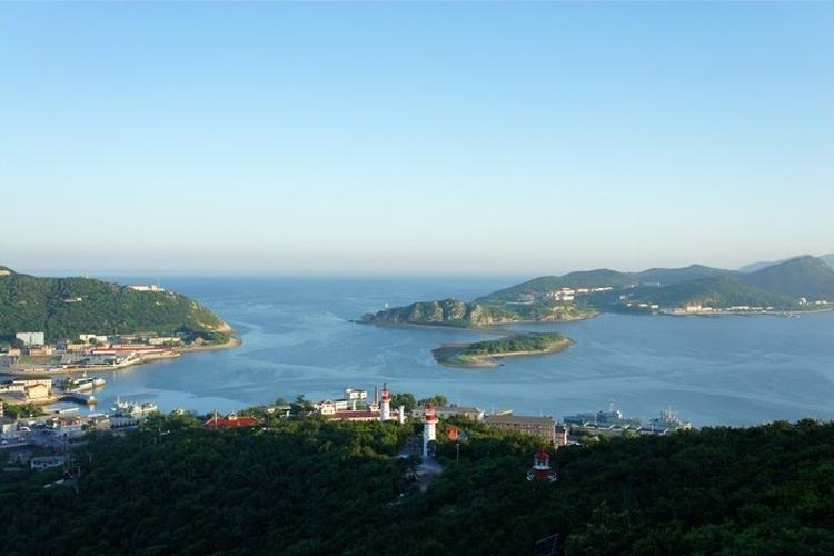 A scenic view of Dalian Weibashan Cheng