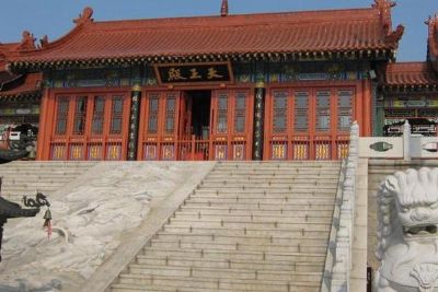 A scenic view of Dalian Zhangdian Gucheng Yizhi