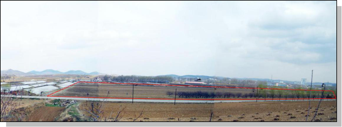 A scenic view of Dalian Zhangdian Gucheng Yizhi