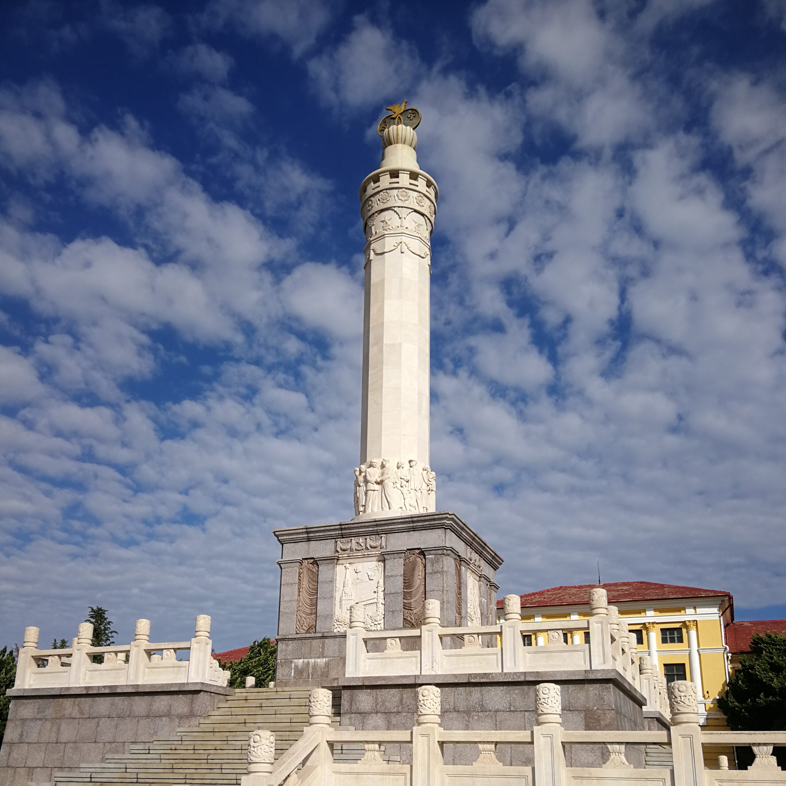 A scenic view of Dalian Zhongsu Youyi Jinianta