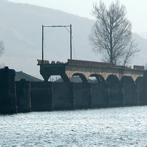 A scenic view of Dandong Kangmeiyuanchao Xiahekou Gonglu Duanqiao Yizhi