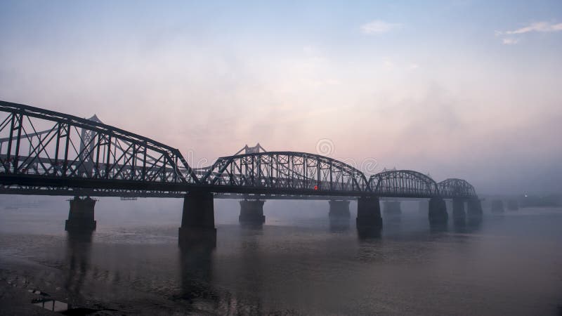 A scenic view of Dandong Yalujiang Duanqiao