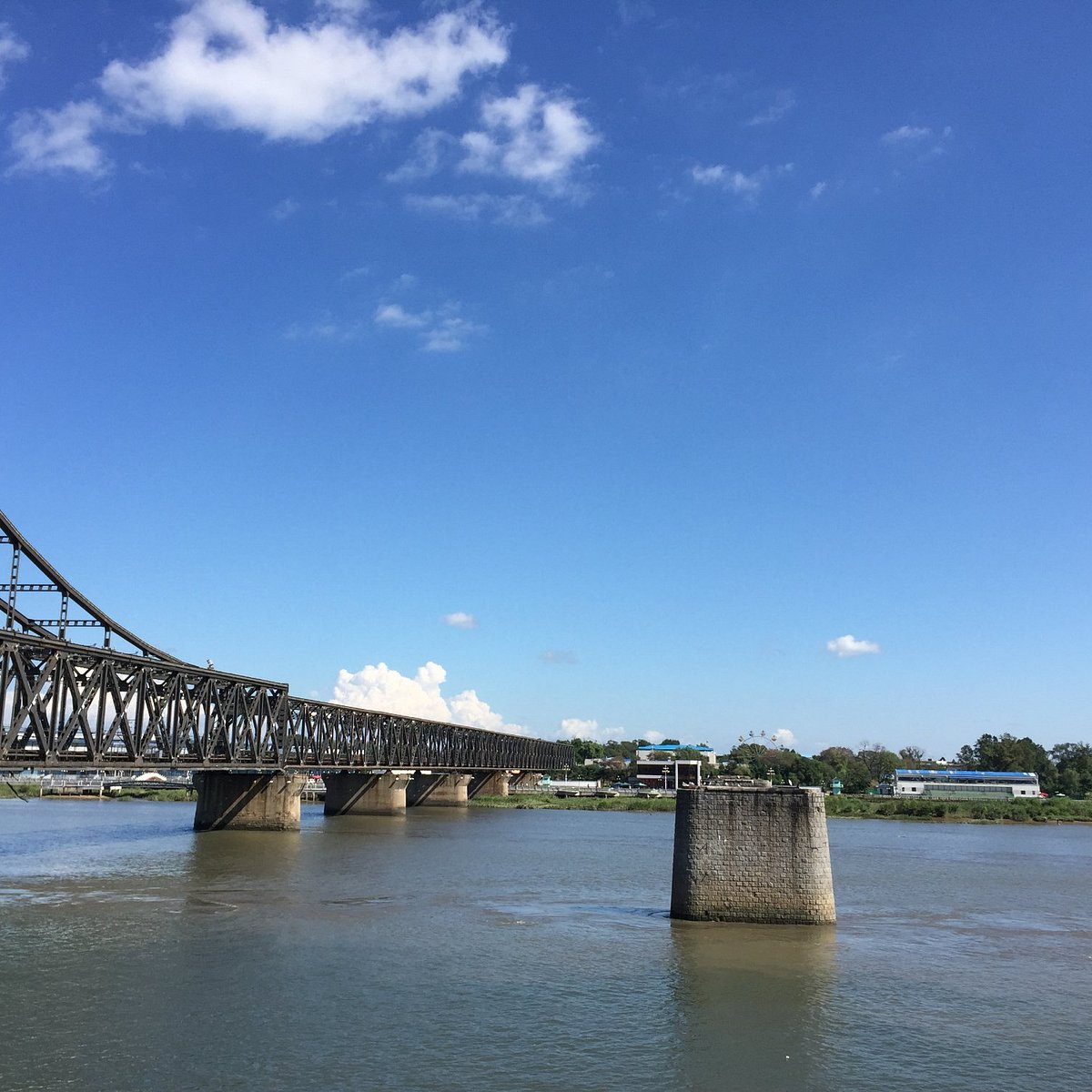 A scenic view of Dandong Yalujiang Duanqiao