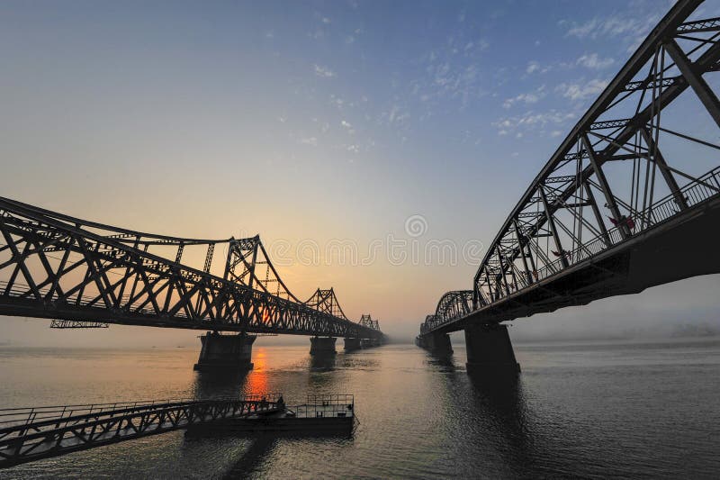 A scenic view of Dandong Yalujiang Duanqiao