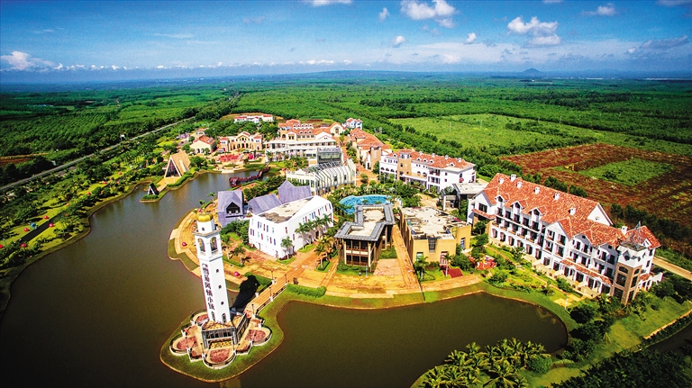 A scenic view of Danzhou Gucheng