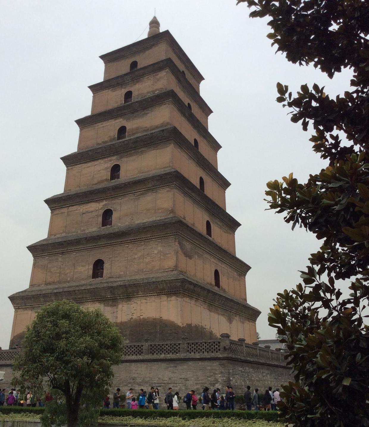 A scenic view of Datong Chanfang Temple Pagoda