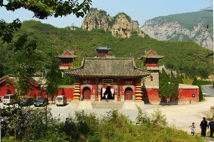 A scenic view of Datong Ciyun Temple Tianzhen