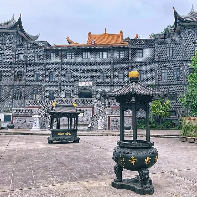 A scenic view of Datong Ciyun Temple Tianzhen