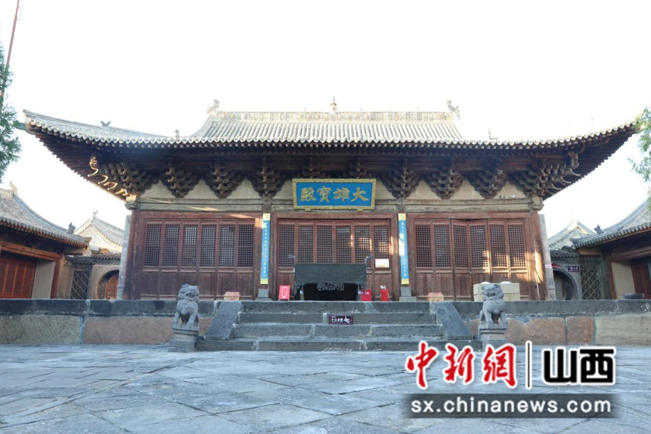 A scenic view of Datong Ciyun Temple Tianzhen