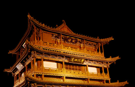 A scenic view of Datong Drum Tower