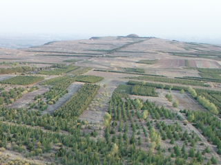 A scenic view of Datong Fangshan Yonggu Mausoleum