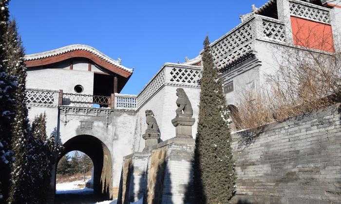 A scenic view of Datong Guanyin Tang