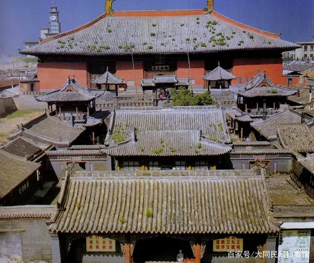 A scenic view of Datong Huayan Temple