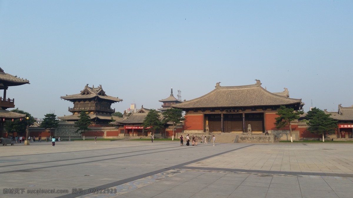 A scenic view of Datong Huayan Temple